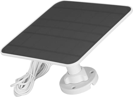 Solar Panel Charger, 12W IP65 Waterproof Magnetic Charging for Arlo Pro 3 Pro 4 Ultra 2 for Go2, with Adjustable Holder for Security Camera (WHITE)