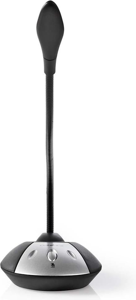 Nedis Microfoon - Apparaat: Desktop / Notebook - Bedraad - USB-A Male - Aan/uit knop - Koptelefoonoutput