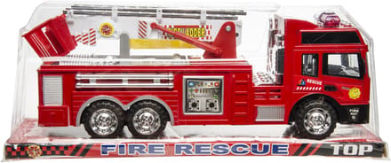 Duckiez Brandweerwagen Met Ladder M - 1 stuk