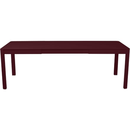 Fermob Ribambelle tafel - B9 zwarte kers - 2 Inlegplaten