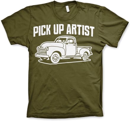 Hybris Pick-up artist T-shirt, olijfgroen