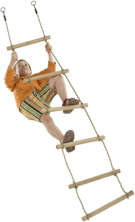 Houten touwladder