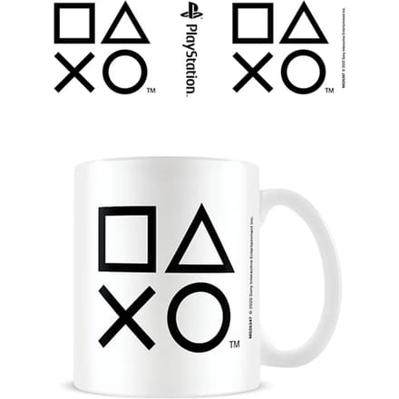Playstation Vormen Zwart Mok