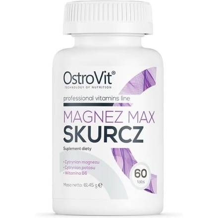 Mineralen - OstroVit Magnesium Max Kramp 60 tabletten - 60 Tabletten
