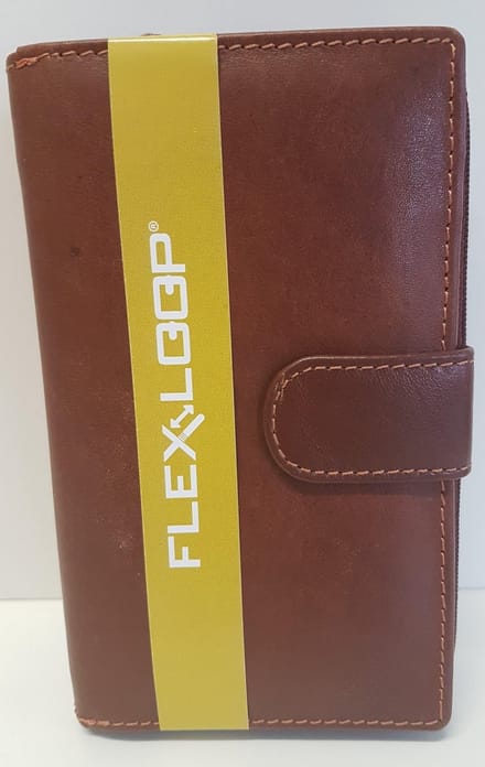Flexloop Dames ritsportemonnee Cognac