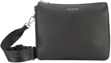 Bogner Leren Schoudertas Banff Gulia Shoulderbag Grey Grijs