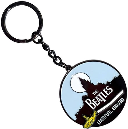 The Beatles - Liverpool Skyline & Yellow Submarine Sleutelhanger - Multicolours