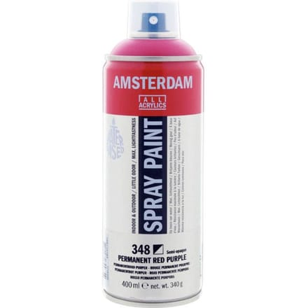 Spuitbusverf - Spraypaint - #348 - Permanentrood Purper - Amsterdam - 400ml