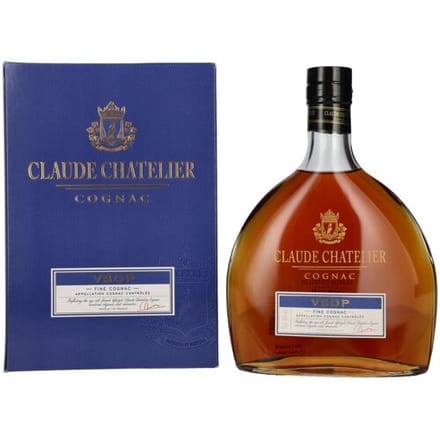 Cognac Claude Chatelier Claude Chatelier VSOP Fine Cognac 40% Vol. 0,7l in geschenkverpakking