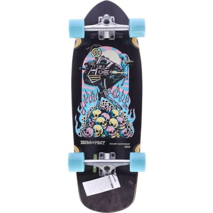 Assembled herenskateboard Stubby zwart/blauwgroen