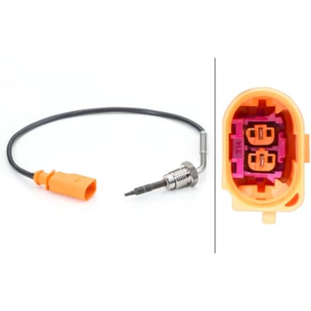 Sensor, uitlaatgastemperatuur HELLA 6PT014 494-181