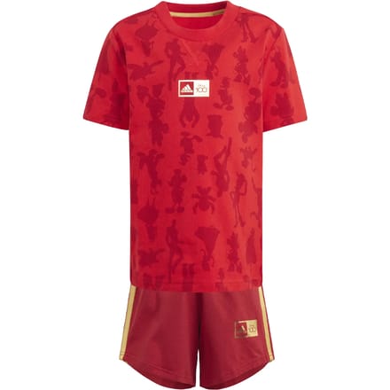 Adidas Disney 100 Set Rood 24 Months-3 Years Kinderen