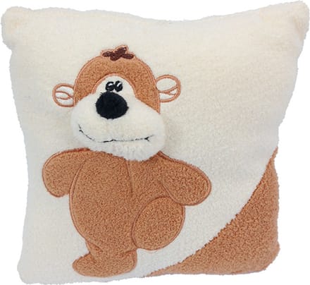 PIA Soft Toys - Pluche Aap kussen 18 cm