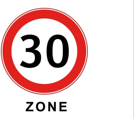 Vlag 30 Zone 100x150cm
