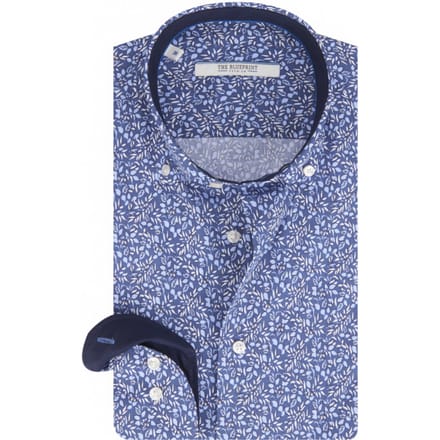 The BLUEPRINT Premium Casual Overhemd Blauw Heren