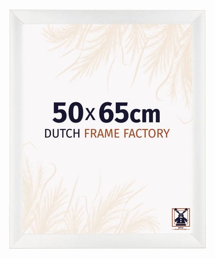 Fotolijst 50x65 cm - MDF - Wit Geveegd - Praag