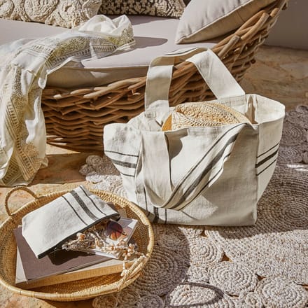 LOBERON Tas set van 2 Bravenda beige/zwart