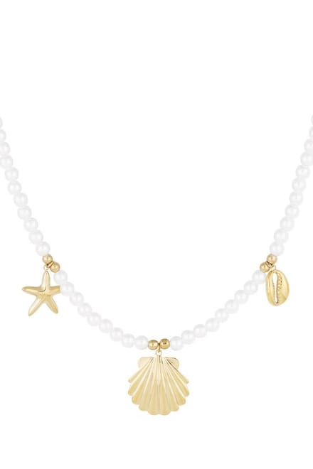 parelketting met zeebedels