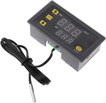 Digitale Temperatuurregelaar met LED Display - Thermostaat voor Koelen en Verwarming - 110V/220V 20A