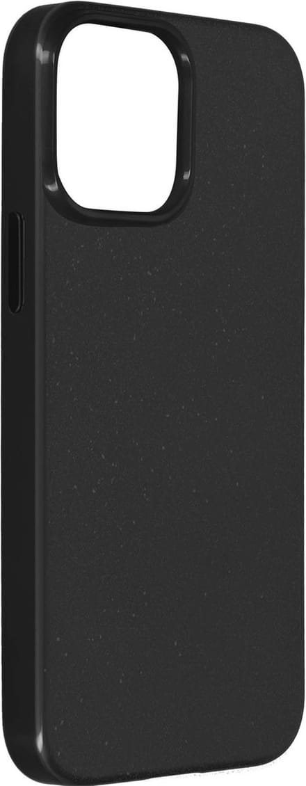Mercury, Hoesje Geschikt voor iPhone 13 Pro Siliconen Glanzend Effect, Zwart
