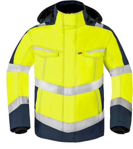 Havep 50217 Parka Fluo Geel/Marine maat S