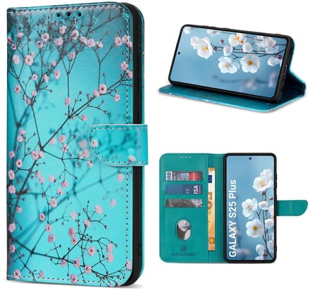 Solidenz hoesje - Geschikt voor Samsung Galaxy S25 Plus - Bookcase - Sierkers
