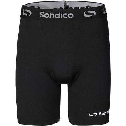 Sondico Core 6-basislaagshort voor heren (Zwart)