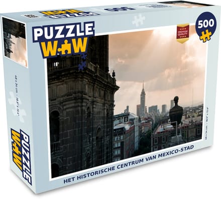 Puzzel Het historische centrum van Mexico-stad - Legpuzzel - Puzzel 500 stukjes
