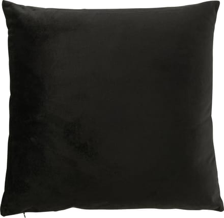 J-Line kussen Wasbeer + Trui - fluweel - wit/zwart
