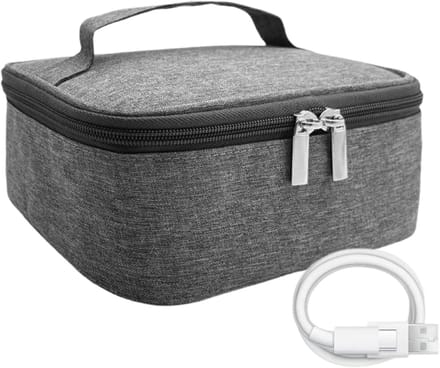 Draagbare Verwarmer - Opwarmtas - Warme Lunch - 3 Temperatuurstanden - 21x17x5 cm