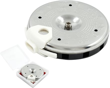 Stemfluit - Stemapparaat Toonbuis - Instrumenten Stemmen - 13 Tonen C-C - 7.11 x 6.91 x 2.21 cm - Zilver