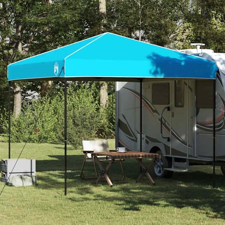 vidaXL - Luifel - Tent - 243 - x - 243 - x - 251 - cm - Blauw - Stof