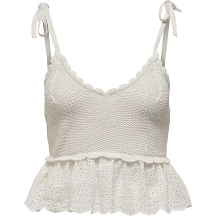 ONLY - ONLKRISTIN LIFE SL SHORT MIX TOP KNT - Dames - Tank tops