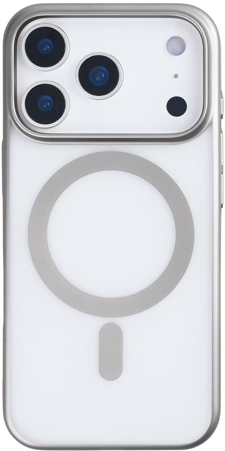 Rixus Instinct Mag Case For iPhone 17 Pro Titanium Grey