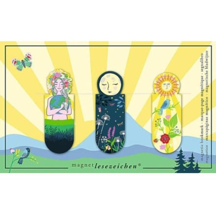 Magnetische boekenlegger - Ray of Light - Set van 3 - 2,1x5,5cm