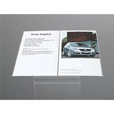 Opzetdisplay, voor vloerstandaard, acryl, A3 liggend