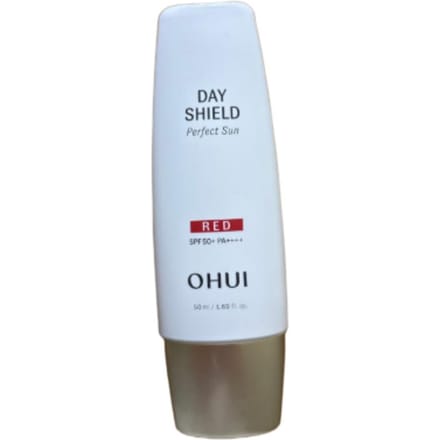 OHUI Day Shield Perfect Sun Red SPF50+ PA++++ 50ml – Crème Solaire Correction de Teint gray