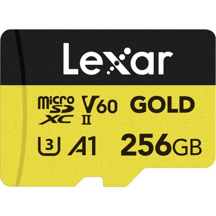 Lexar Professional GOLD MicroSDXC - 280MB/s - 256GB