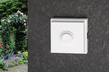 Opbouw belknop polystyreen - Kunststof deurbel drukknop - Belschakelaar
