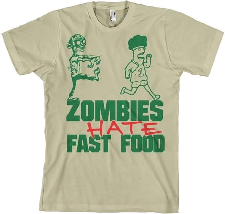 Hybris Zombies hebben een hekel aan fastfood! Khaki