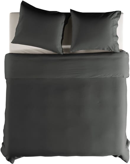 Yellow Dekbedovertrek Cialda - Eenpersoons - 140x200-220 cm - Pewter Grey