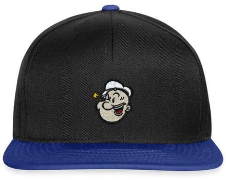 Popeye Als Borduurmotief Snapback cap