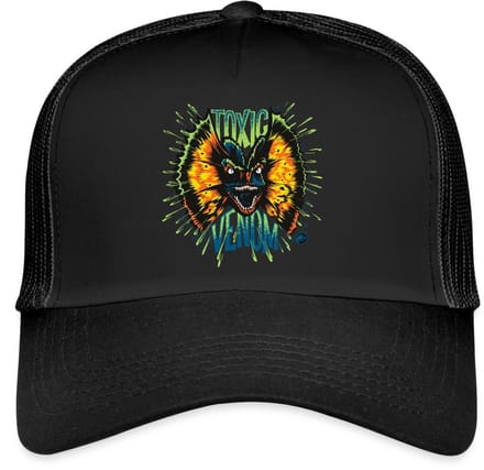 Jurassic World Dilophosaurus Toxic Trucker Cap