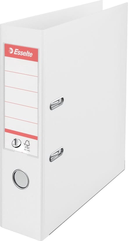 Ordner Esselte Vivida A4 75mm PP wit - 10 stuks