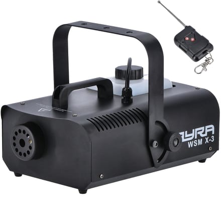 Rookmachine 1500W - incl. afstandsbediening - Groen - Ayra WSM X-3