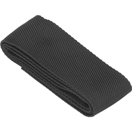 Polyester Lier Touw Beschermhoes Zwart Universeel voor 5cm 1.97in Breedte Kabel Lijn 1m / 3.3ft black