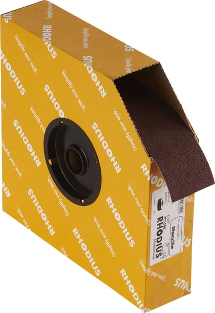 Schuurlinnen - Rol 25 meter - Korrel 120 - Rhodius - 1x rol