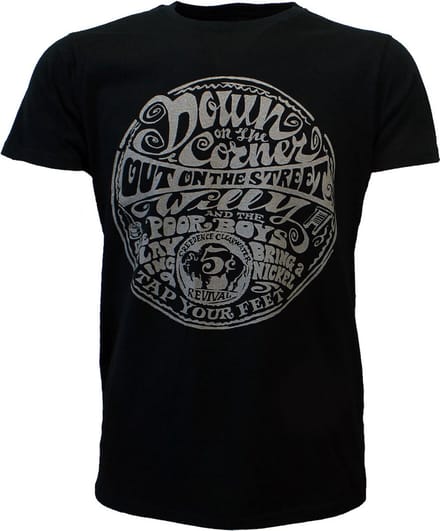 Creedence Clearwater Revival Down On The Corner T-Shirt - Officiële Merchandise - M