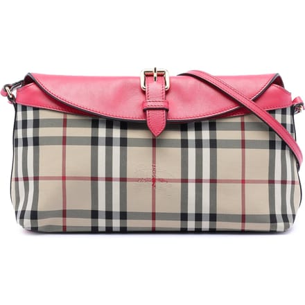 Tweedehands Haymarket Check Canvas Leah Schoudertas