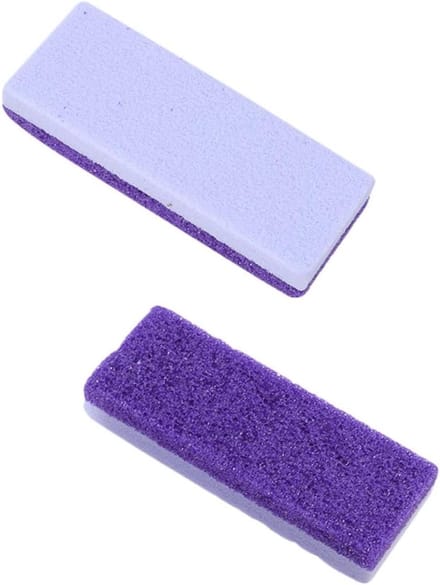 Puimsteen Eelt Verwijderaar - Voetschraper Scrubber - Voetverzorging Dode Huid - Dubbelzijdig Ontwerp - 12 x 5 x 25 cm